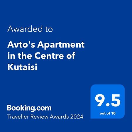 Avto'S Apartment In The Centre Of Koetaisi Buitenkant foto