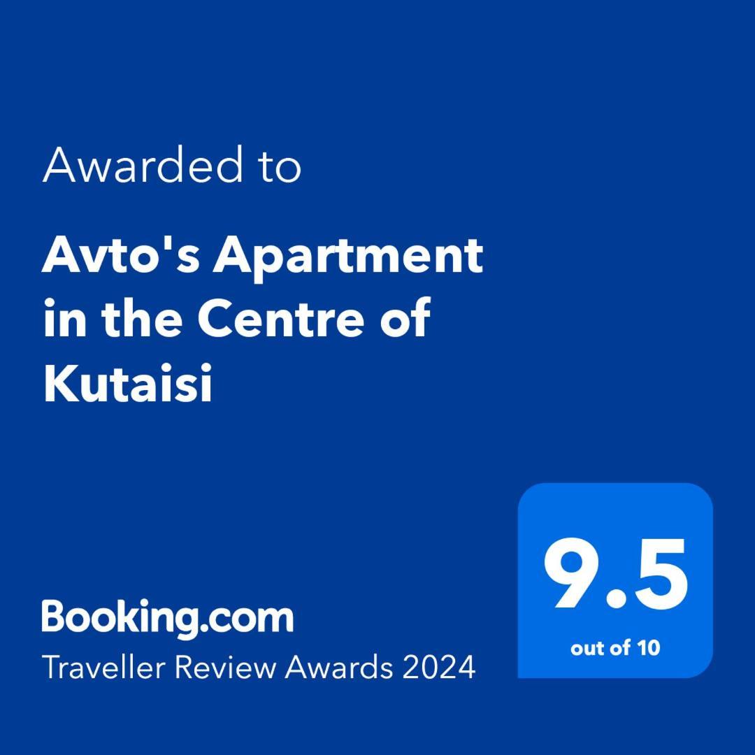 Avto'S Apartment In The Centre Of Koetaisi Buitenkant foto